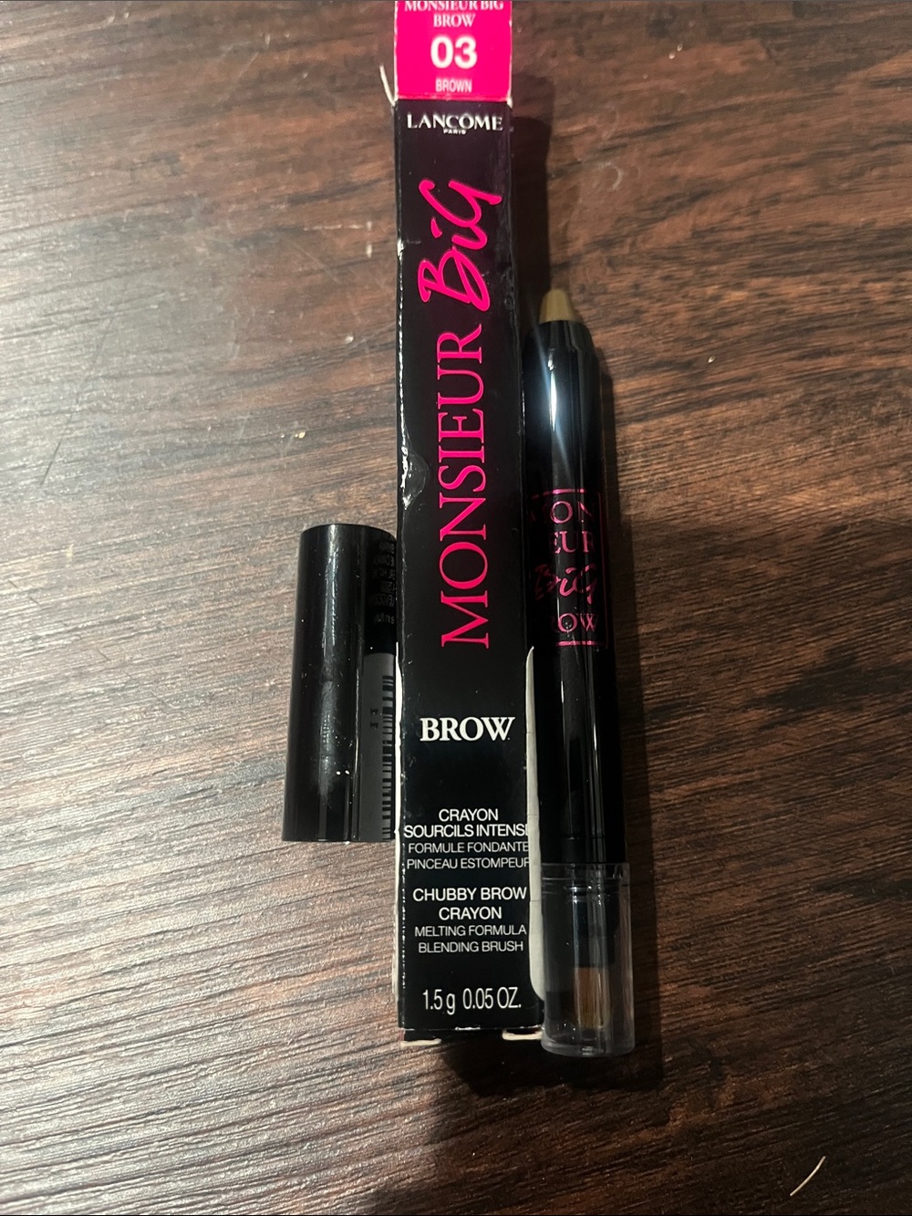Lancome Monsieur Big Brow Chubby Brow Crayon 03 BROWN